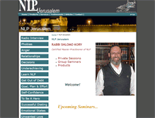 Tablet Screenshot of nlpjerusalem.com
